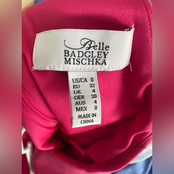 badgley Miscka hot pink ruffle dress - Picture 5 of 6